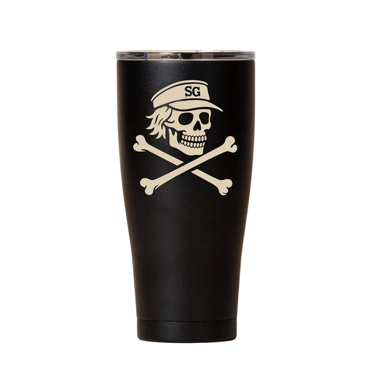 30 oz. Tumbler | SIC X Grim & Crossbones Matte Black