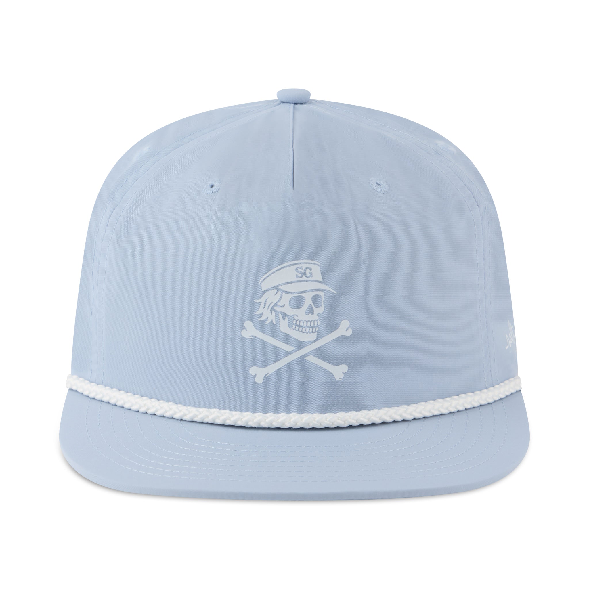 The Clear Skies Grim & Crossbones Surf hat (light Blue 