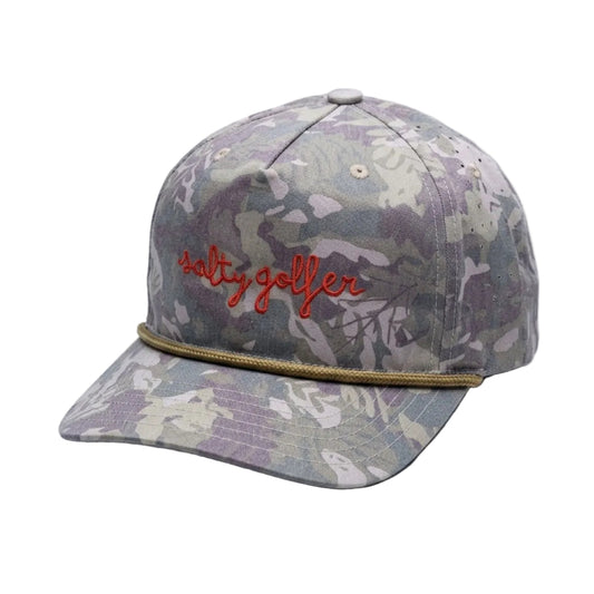 Salty Script Camo Hat
