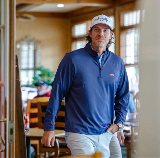 Low Country Quarter Zip (Navy)