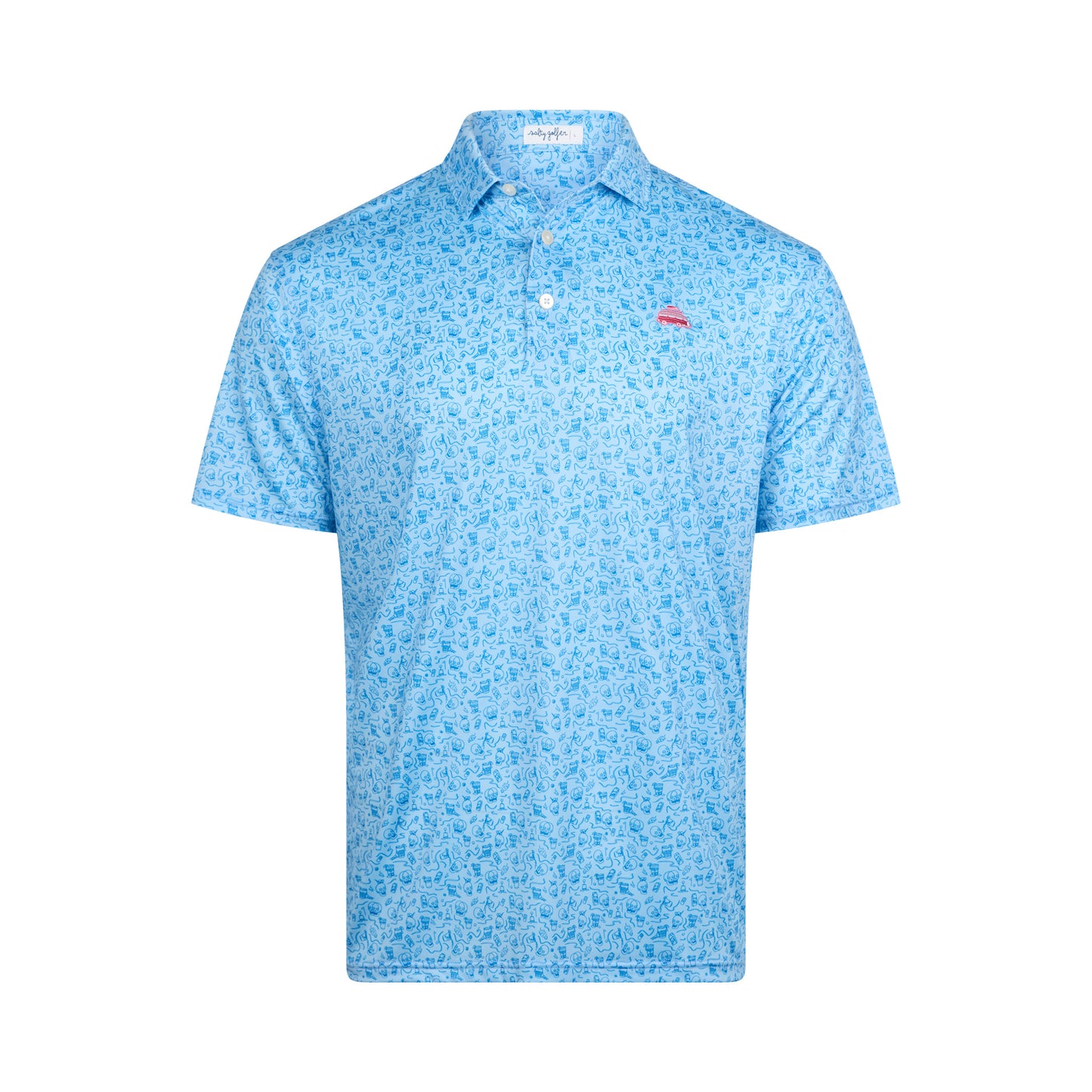 Skullarita Polo Blue