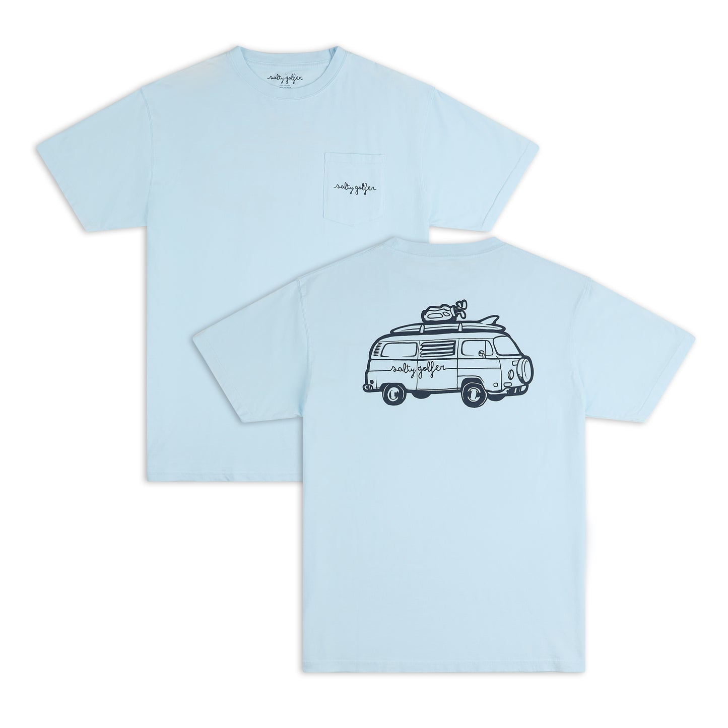 The Hydrangea Blue'72 Pocket T-Shirt