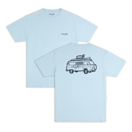 The Hydrangea Blue'72 Pocket T-Shirt