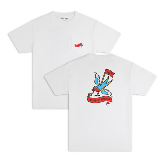 Droppin Birdies T-Shirt White