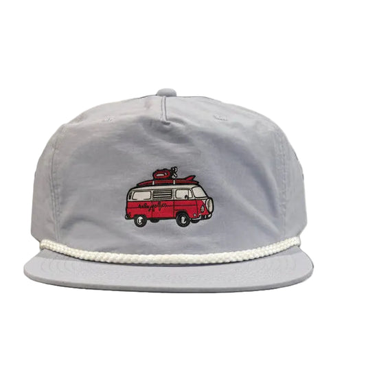 The Clear Skies Bus Surf Hat (Blue w/ White rope)