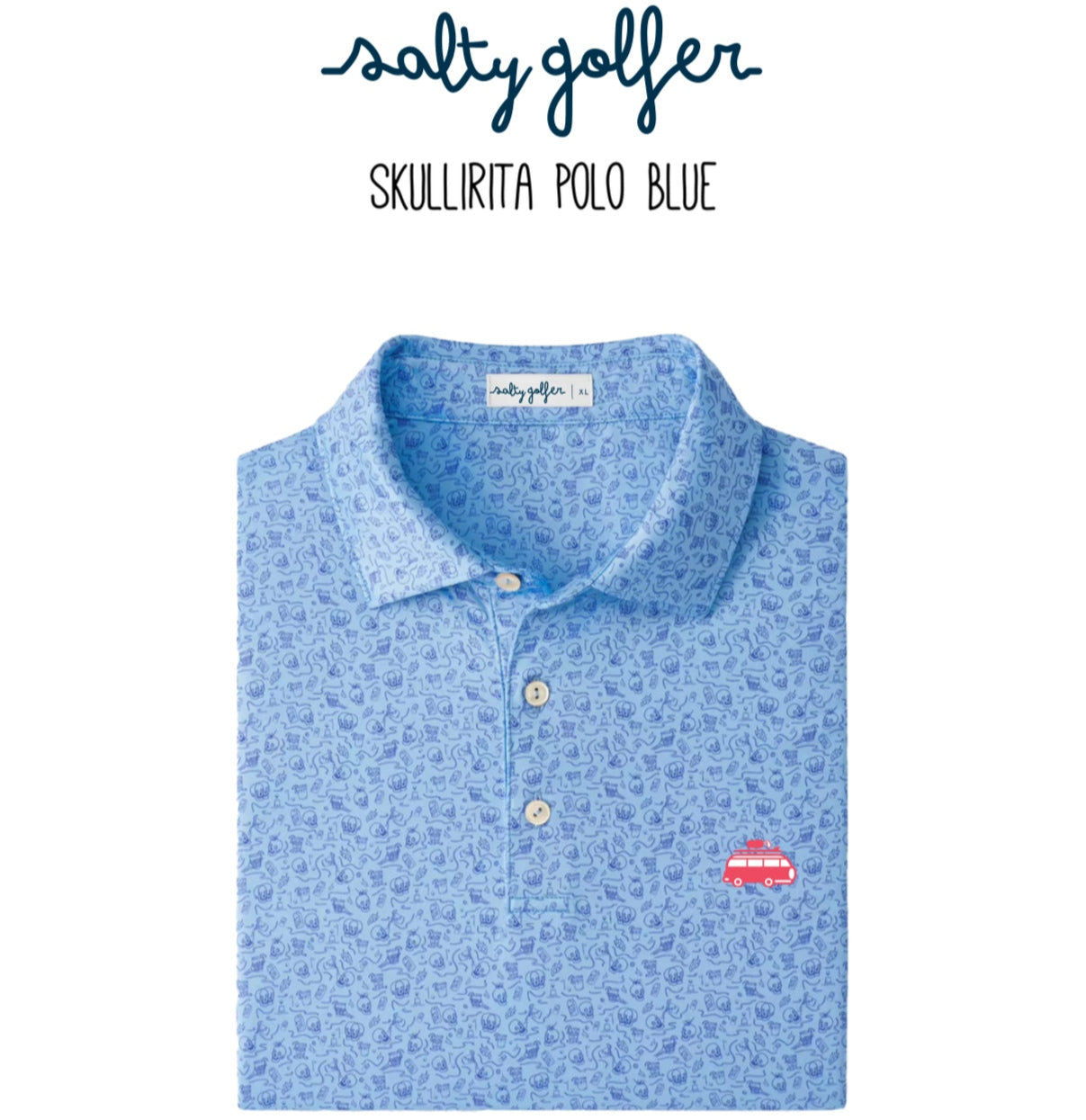 Skullirita Polo Blue
