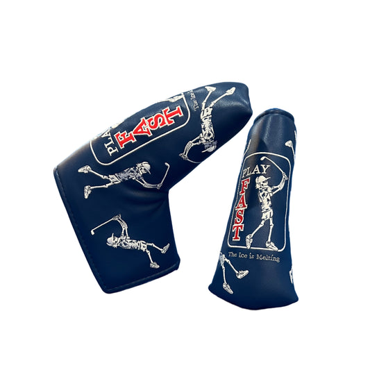 Play Fast Blade Headcover (Blue)