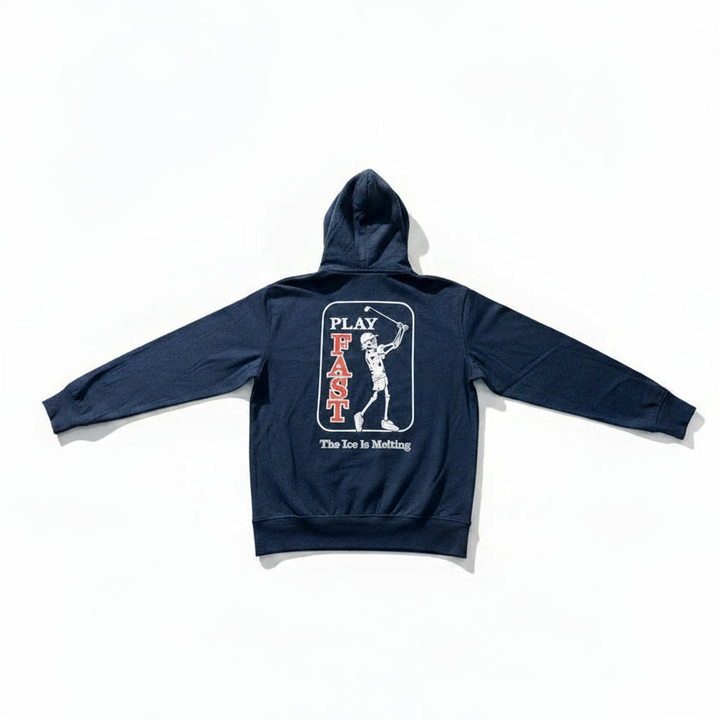 Play Fast Hoodie (Heather Navy)