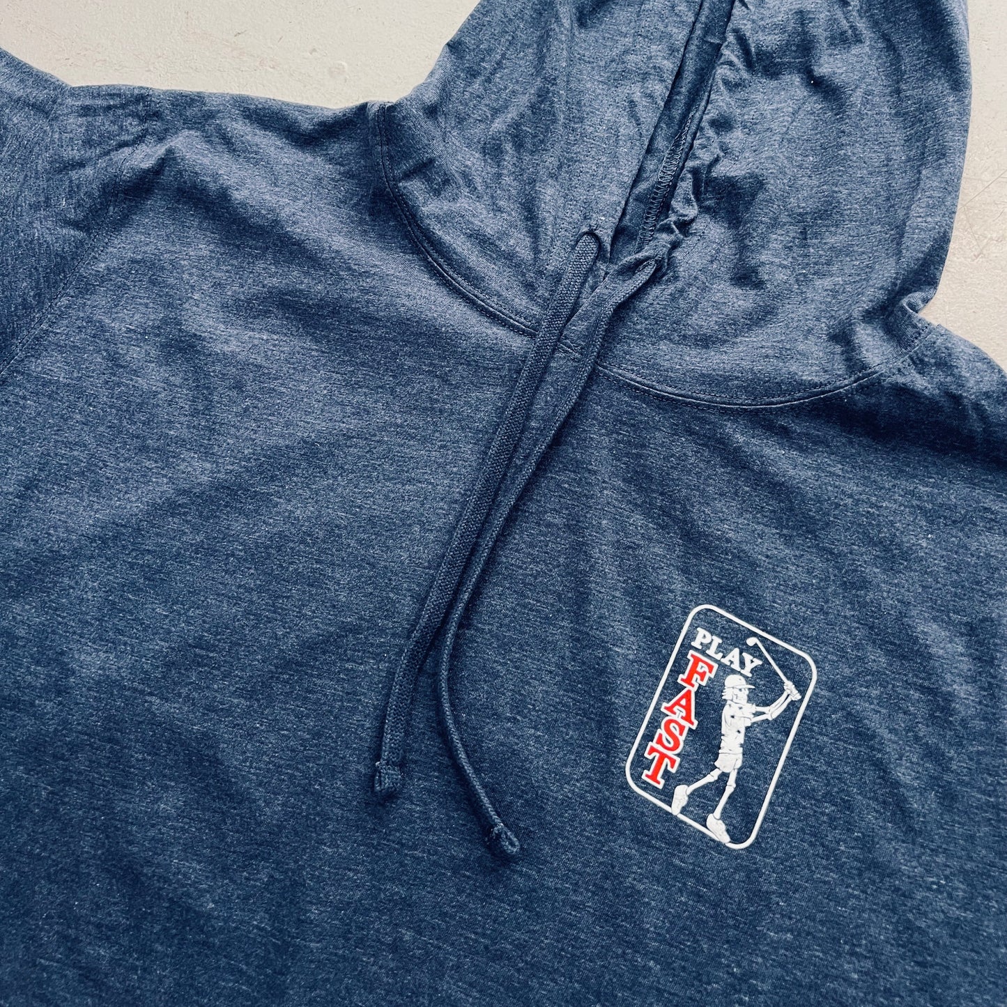 Play Fast Hoodie (Heather Navy)