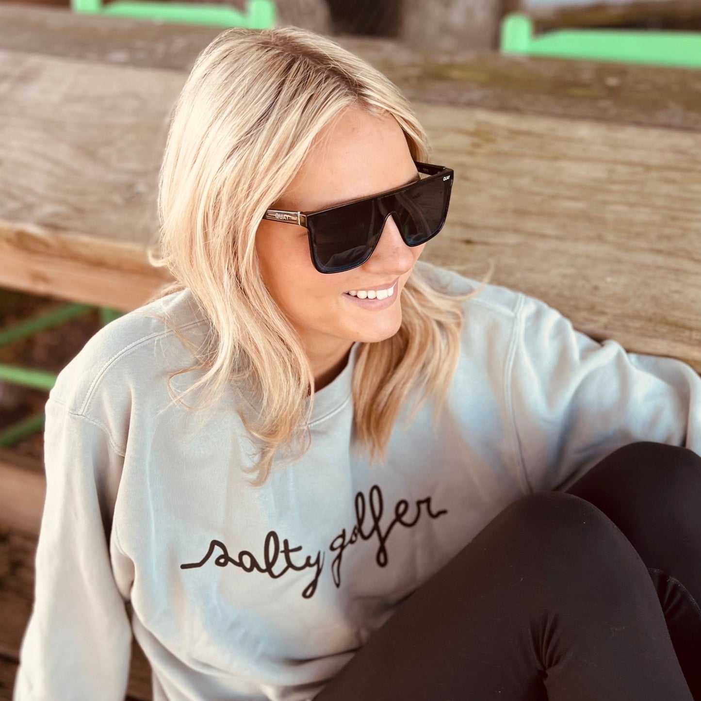 The Salty Script Crew Neck