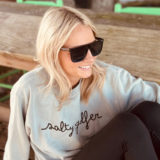 The Salty Script Crew Neck