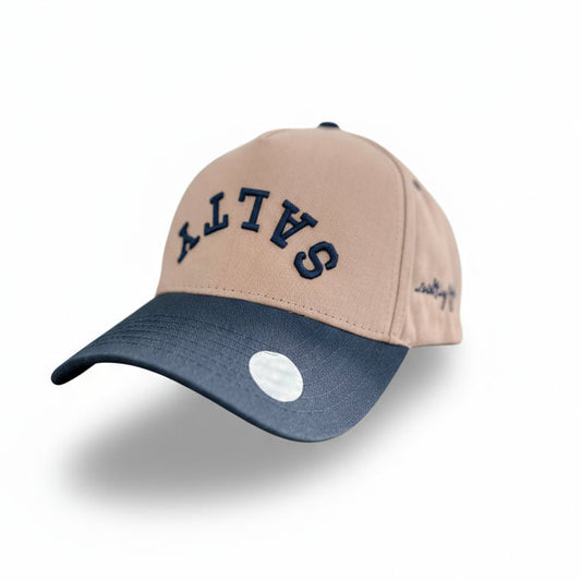 Upside Down Salty Hat (Brown/Navy)