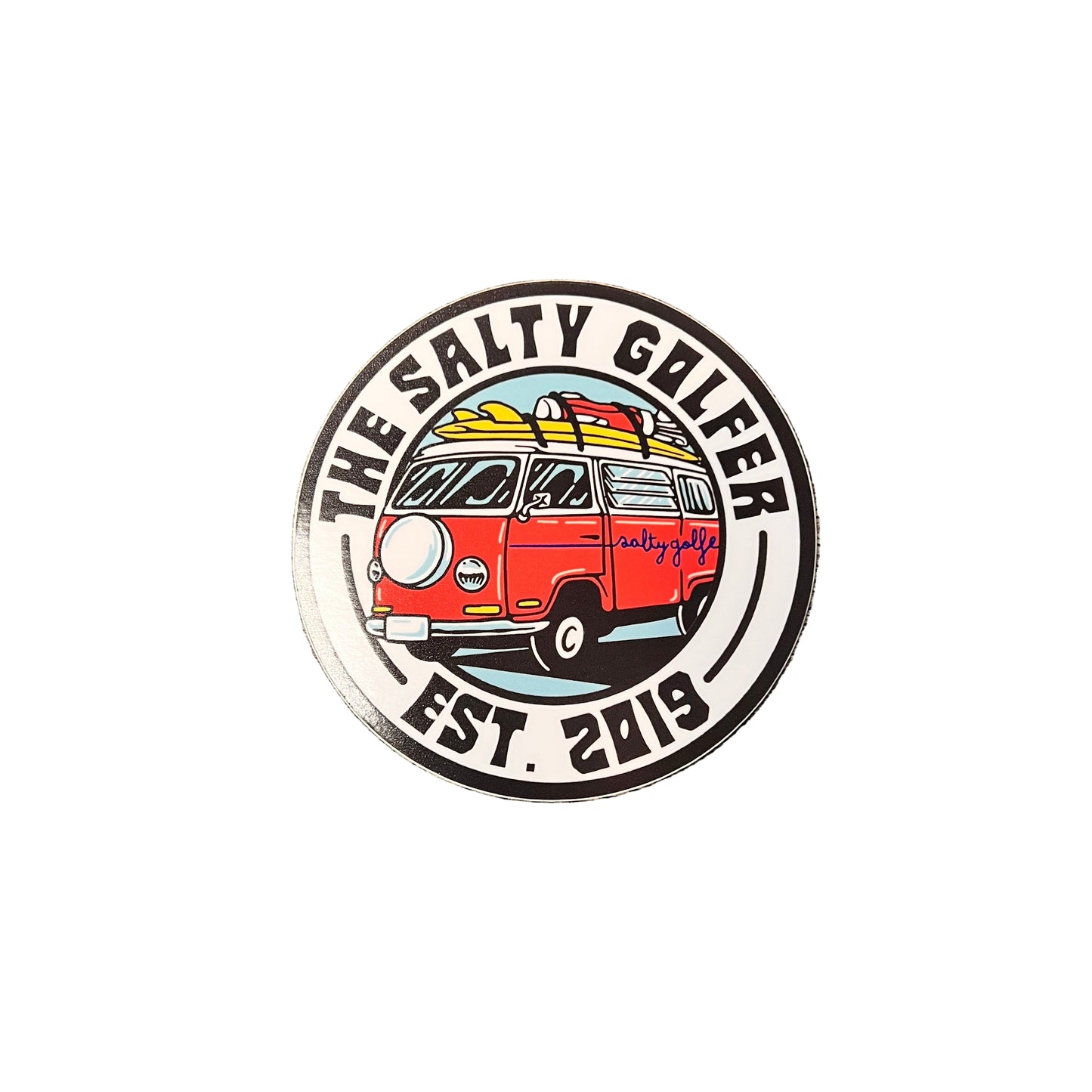 The Hippie G Bus Sticker (3 inch)