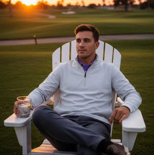 Low Country Quarter Zip (Grey)