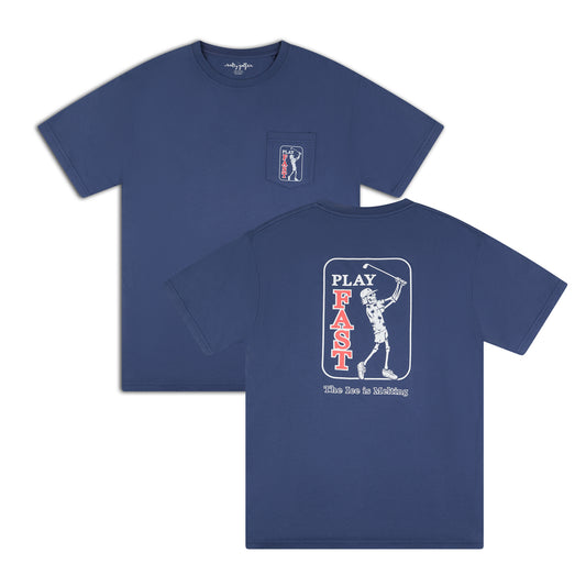 The Navy Play Fast Pocket T-Shirt