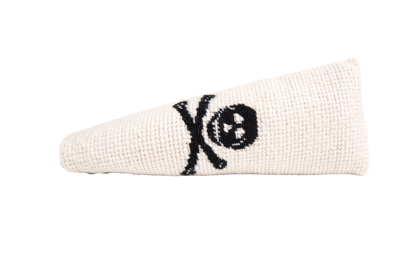Jolly Roger White/Black Needlepoint Blade Putter Cover
