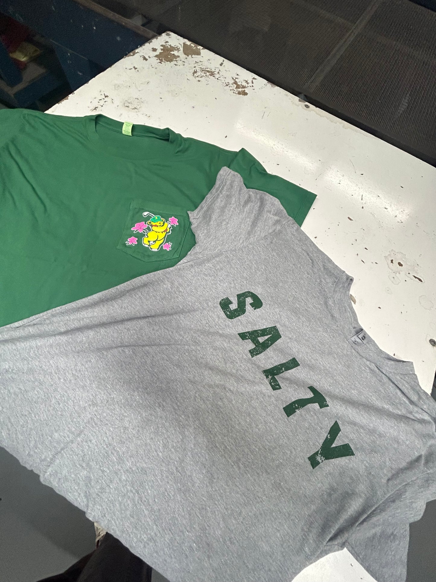 Salty distressed tshirt