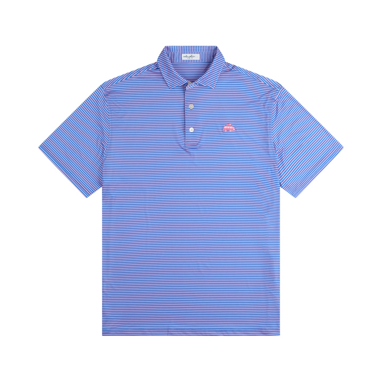 The Sunday Stripe Polo Bubblegum Reverb