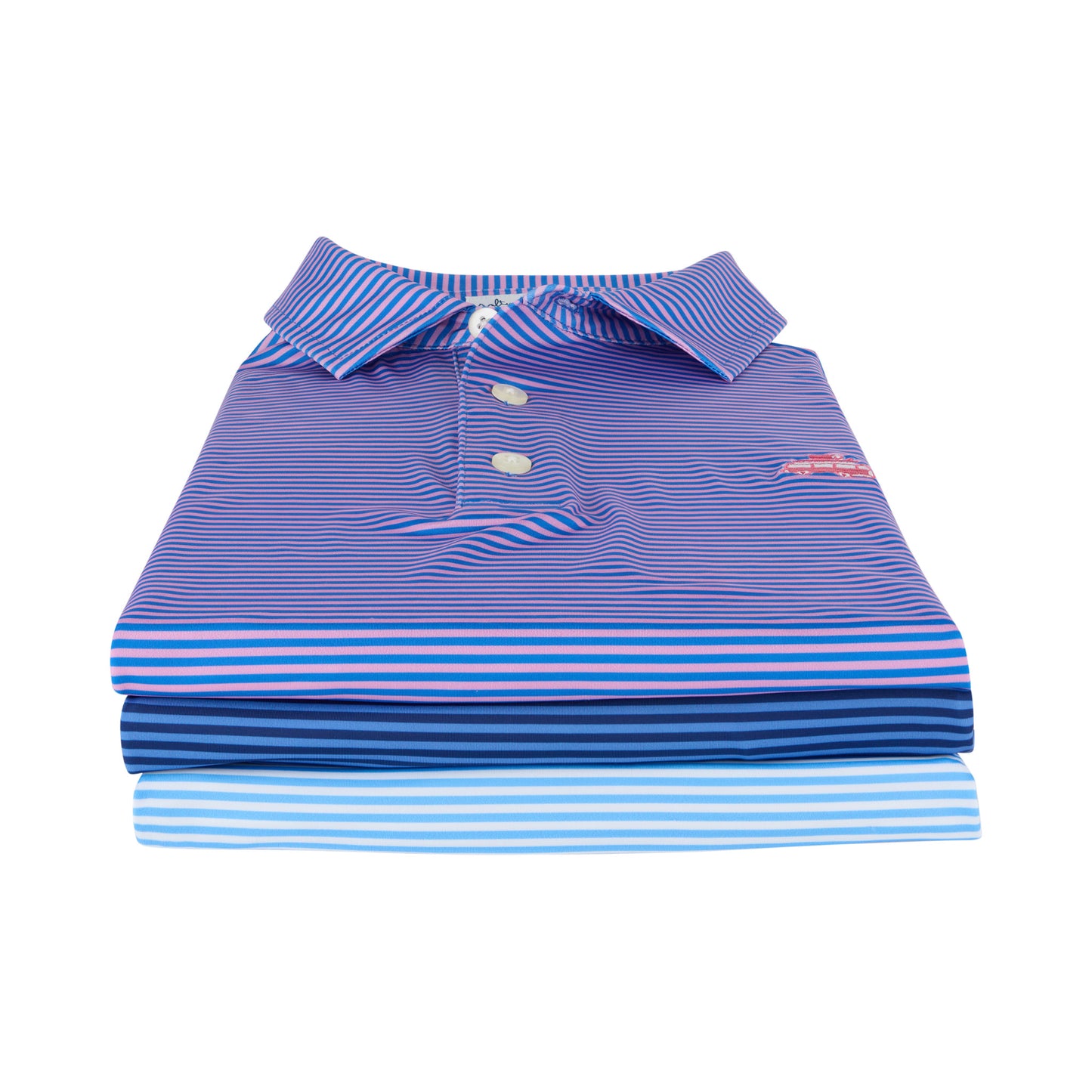 The Sunday Stripe Polo Bubblegum Reverb