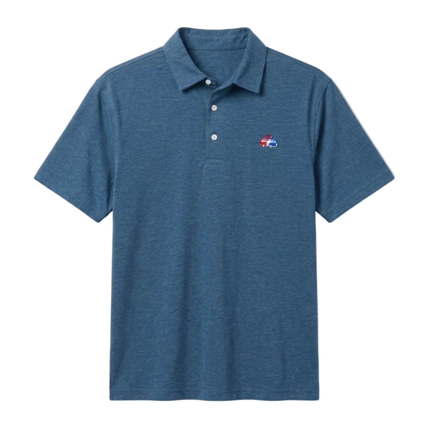 The Deadbolt Bus Polo (Anchor Navy)