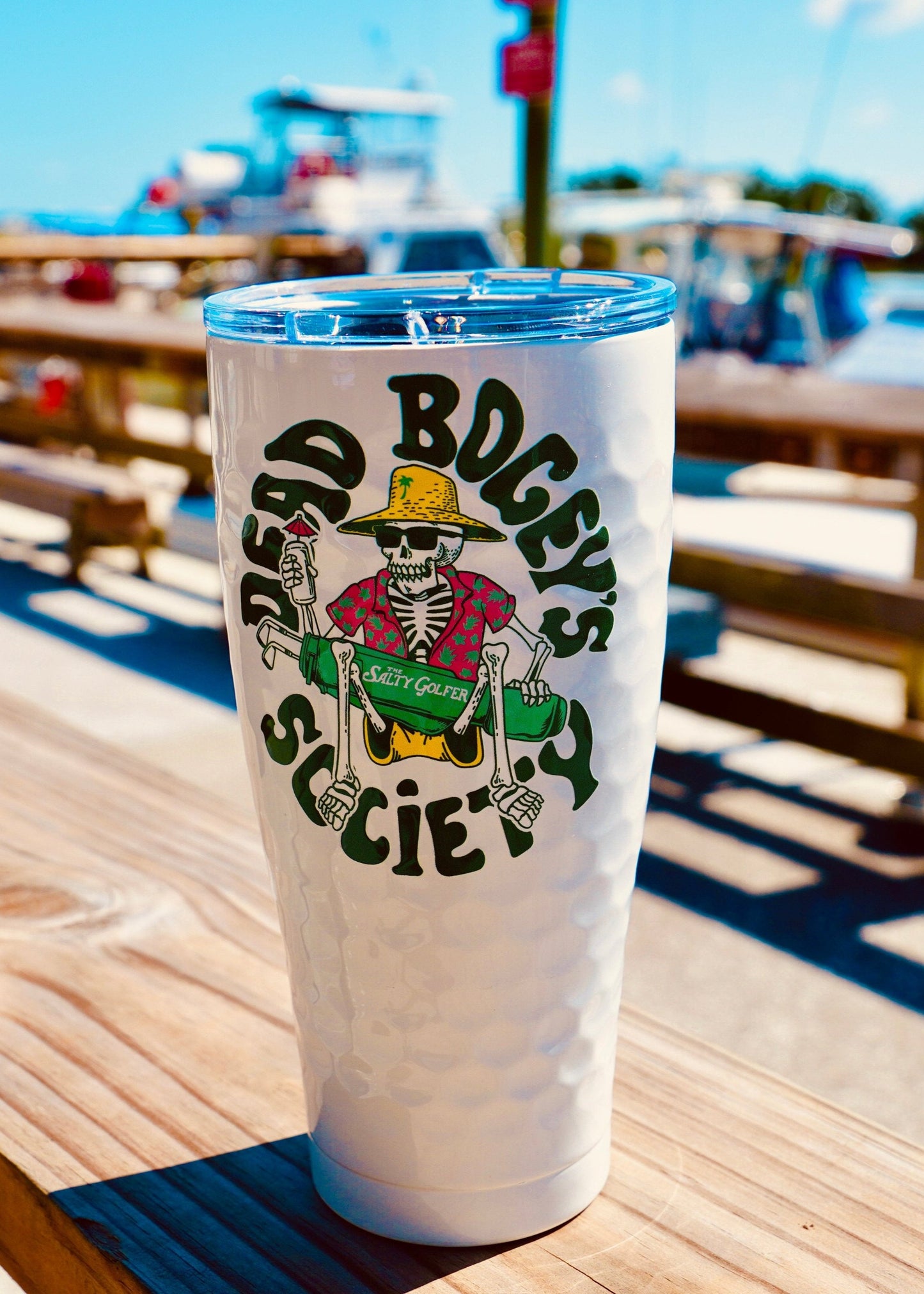 SIC X The Dead Bogey Society 30 oz. Dimpled Golf Tumbler