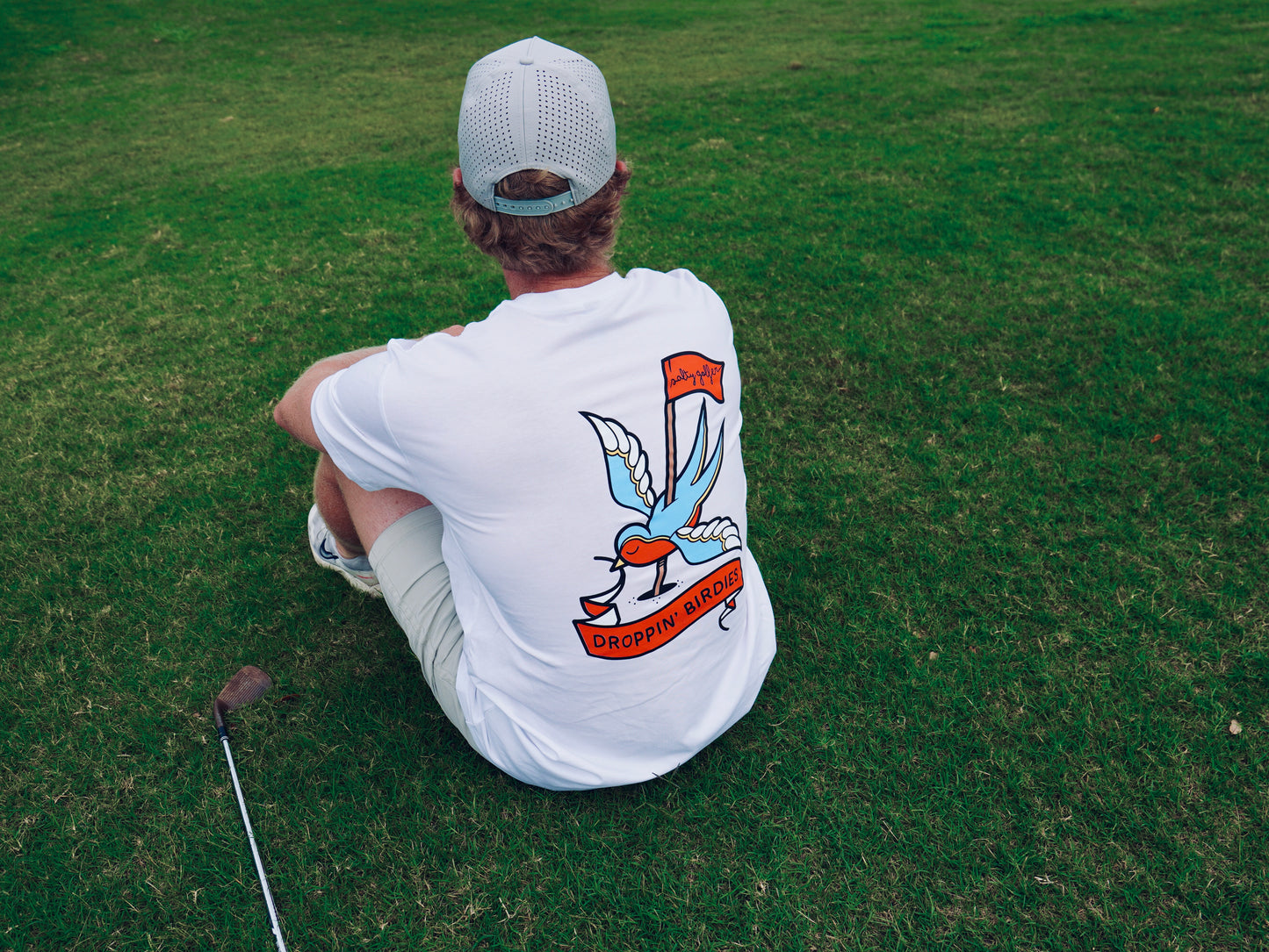 White Droppin Birdies T-Shirt