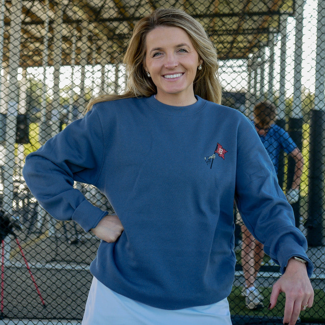 Forever Loopin' Crewneck - Salty Golfer and Feather & Hide