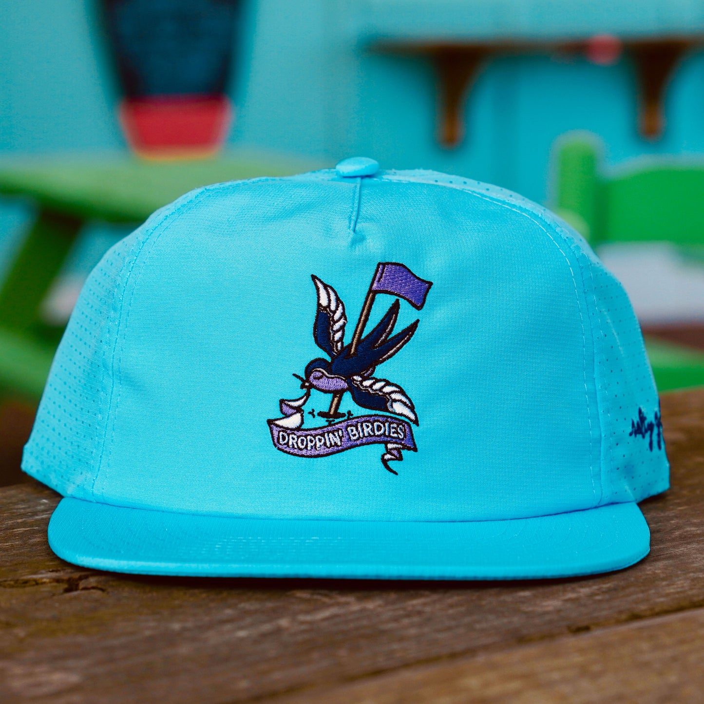 Skyish Blue Droppin' Birdies Hat