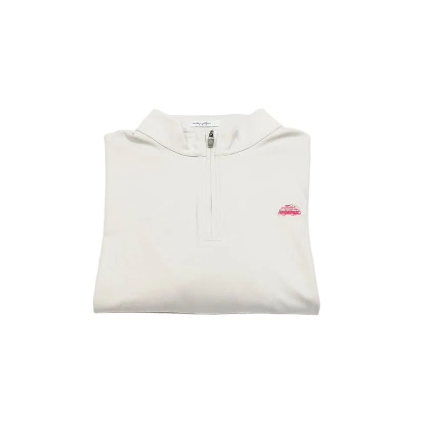 Low Country Quarter Zip (Grey Bus Logo)