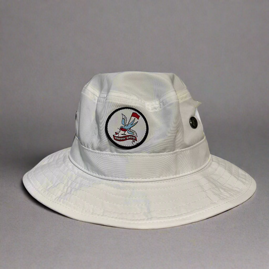 Droppin' Birdies Bucket Hat with White/Grey Camo Trim