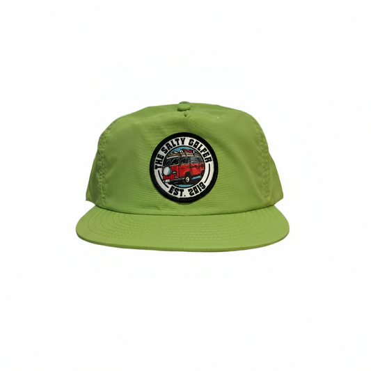The Hippie G "Key Lime" Patch Hat (light green)