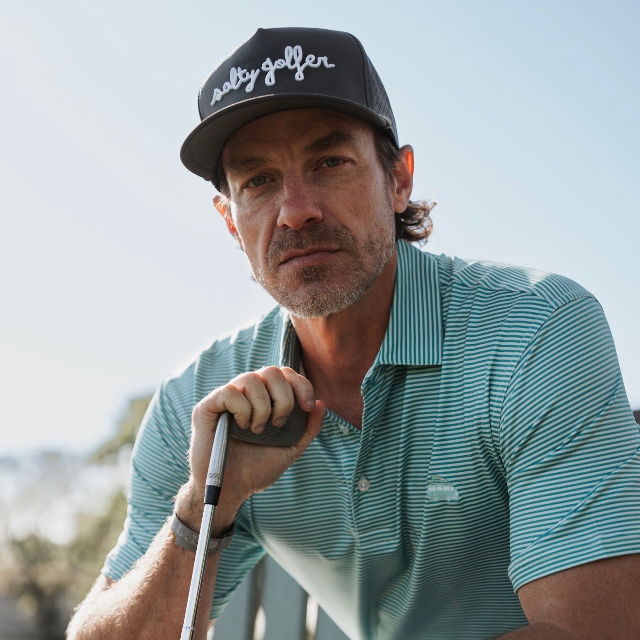 Sunday Stripe Polo (Surfside)
