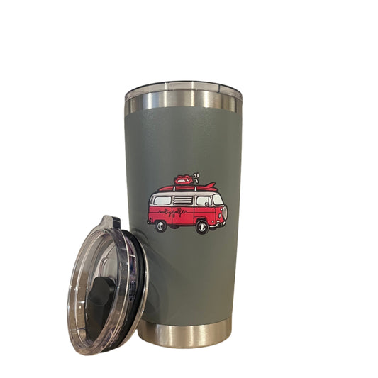 The Salty Golfer Flagship Bus 20 Oz Full Color Tumbler