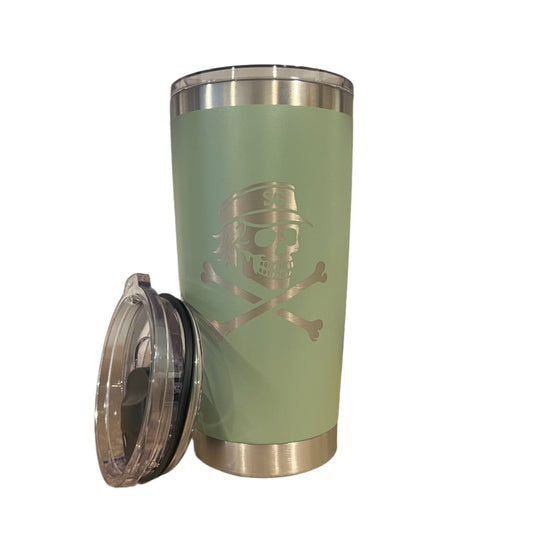Grim & Crossbones Engraved 20oz Tumbler