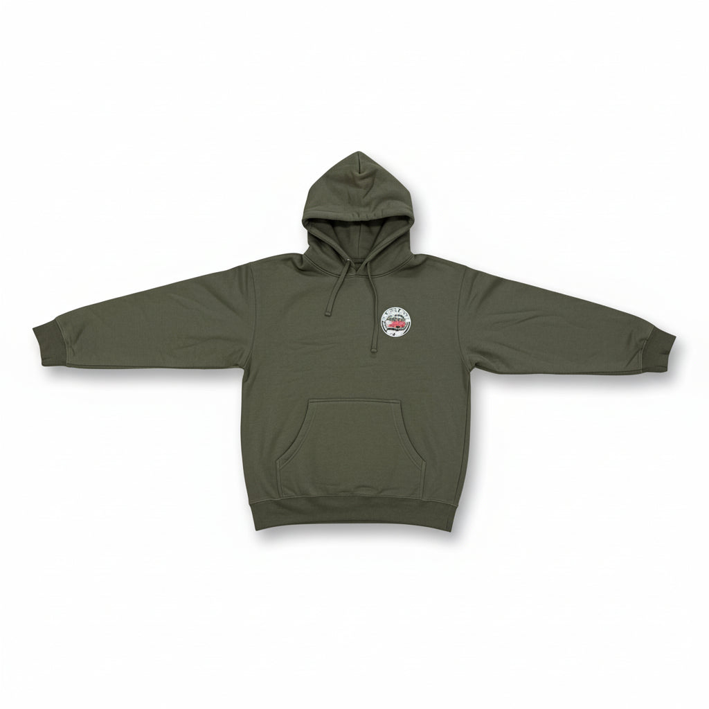 Hippie G Hoodie (Army Green)