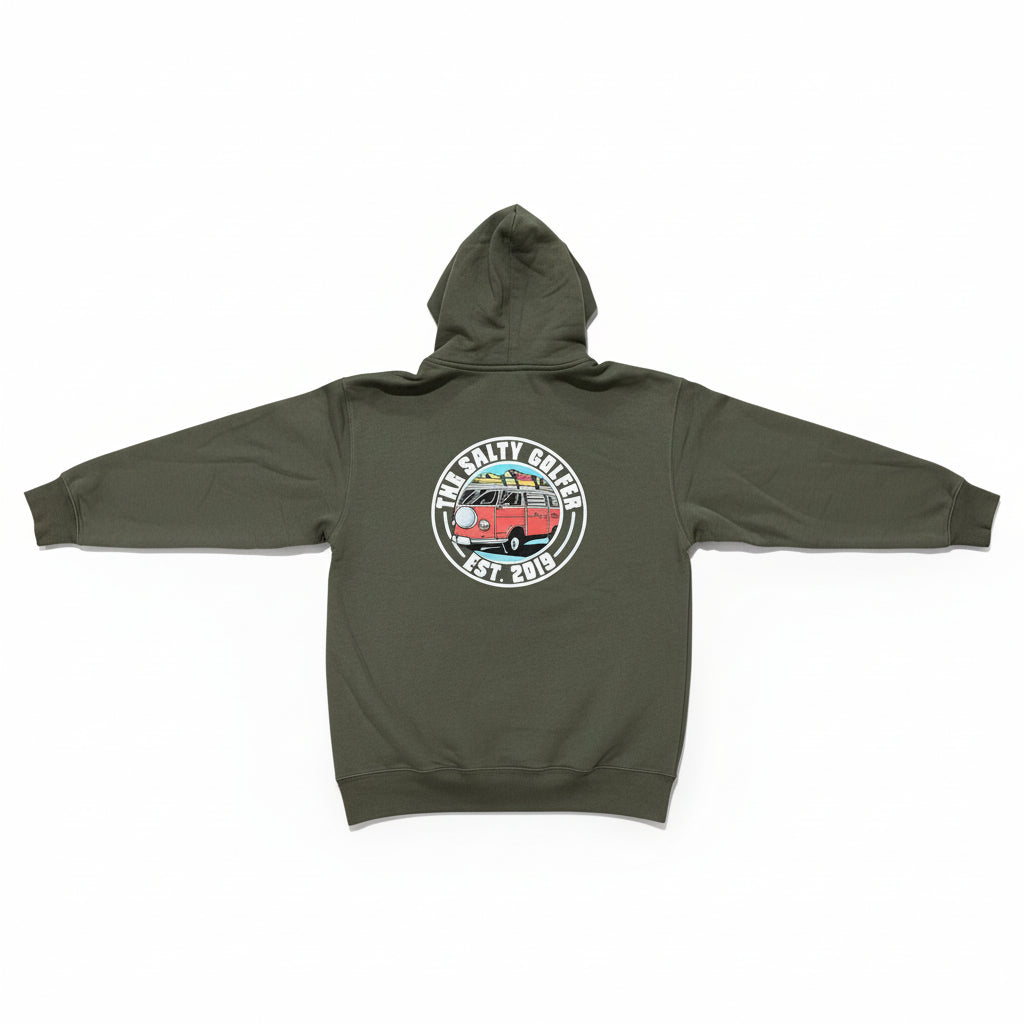 Hippie G Hoodie (Army Green)