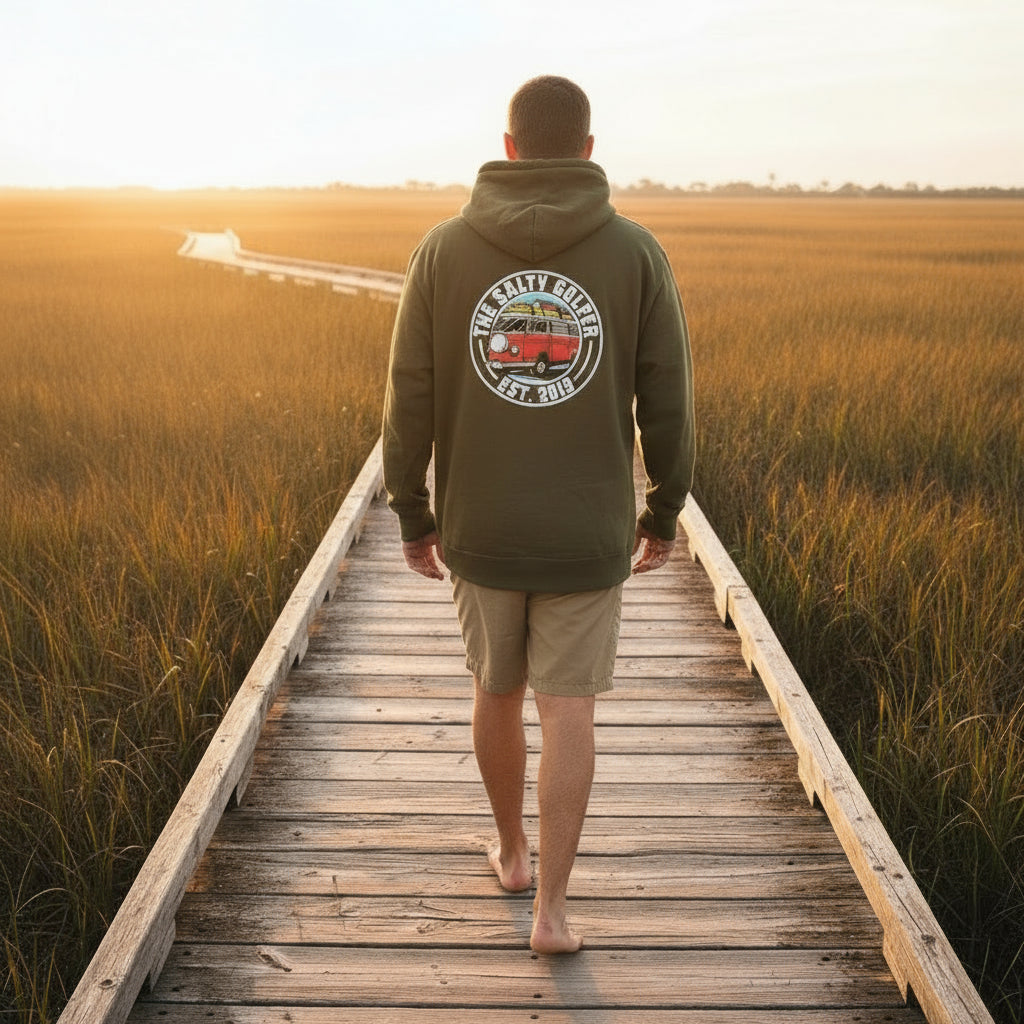 Hippie G Hoodie (Army Green)