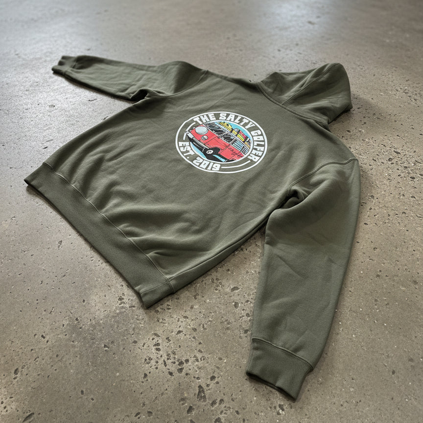 Hippie G Hoodie (Army Green)