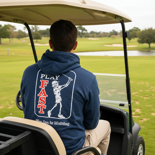 Play Fast Hoodie (Heather Navy)