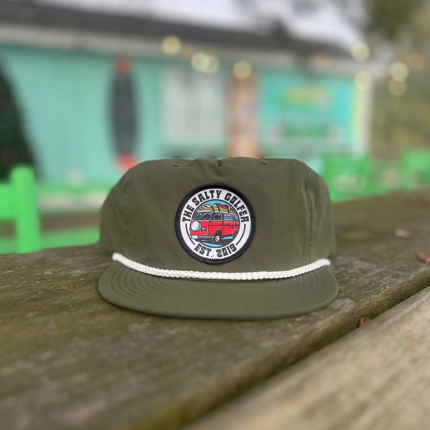 The Hippie G Army Rope Patch Surf Hat