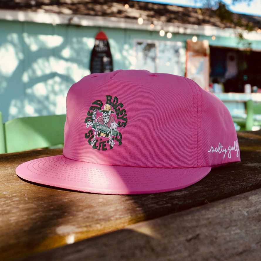 The Dead Bogeys Society Surf Pink Hat