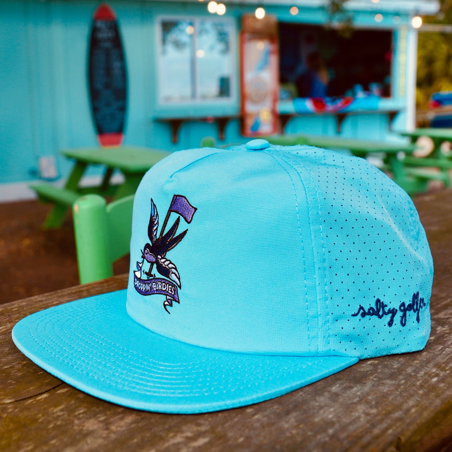 Skyish Blue Droppin' Birdies Hat