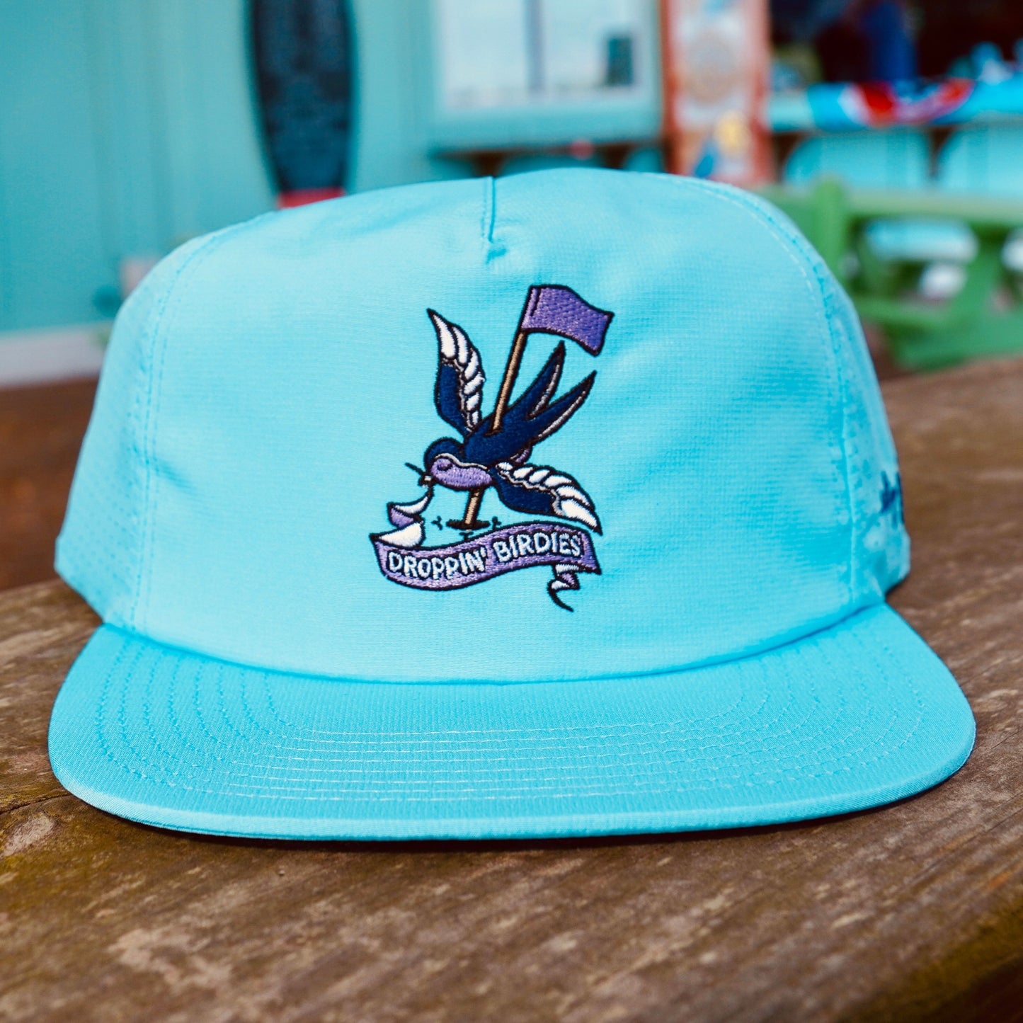 Skyish Blue Droppin' Birdies Hat