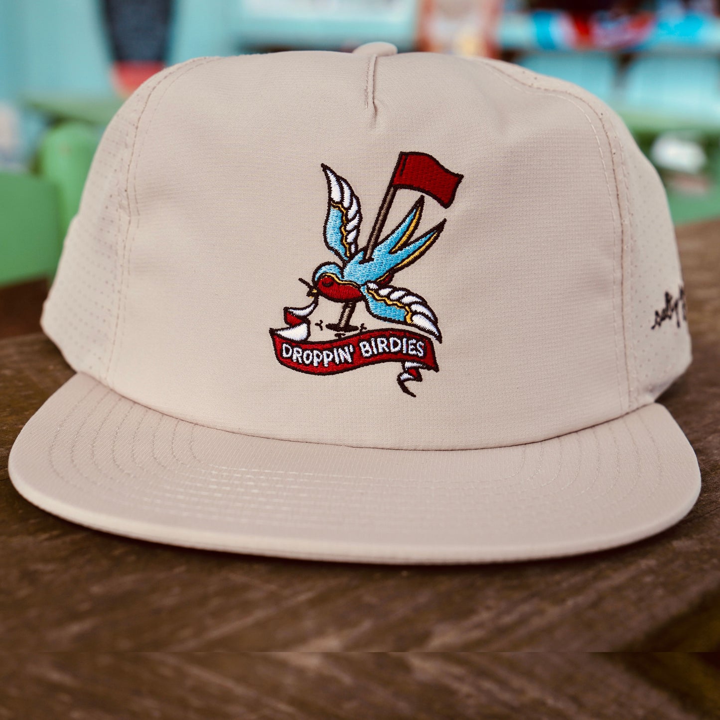 Khaki Droppin' Birdies Hat