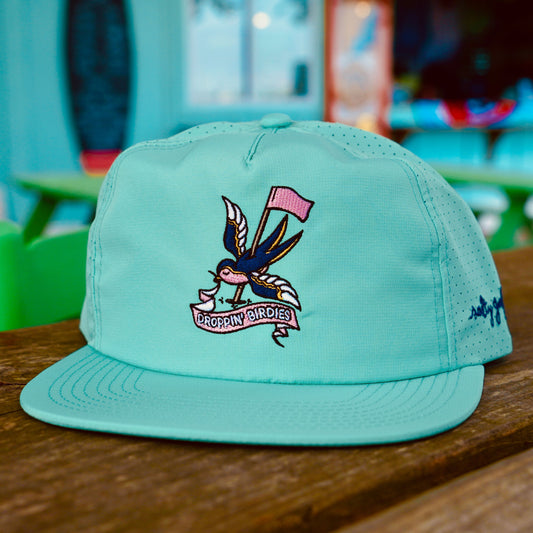 Seafoam Green Droppin' Birdies Hat