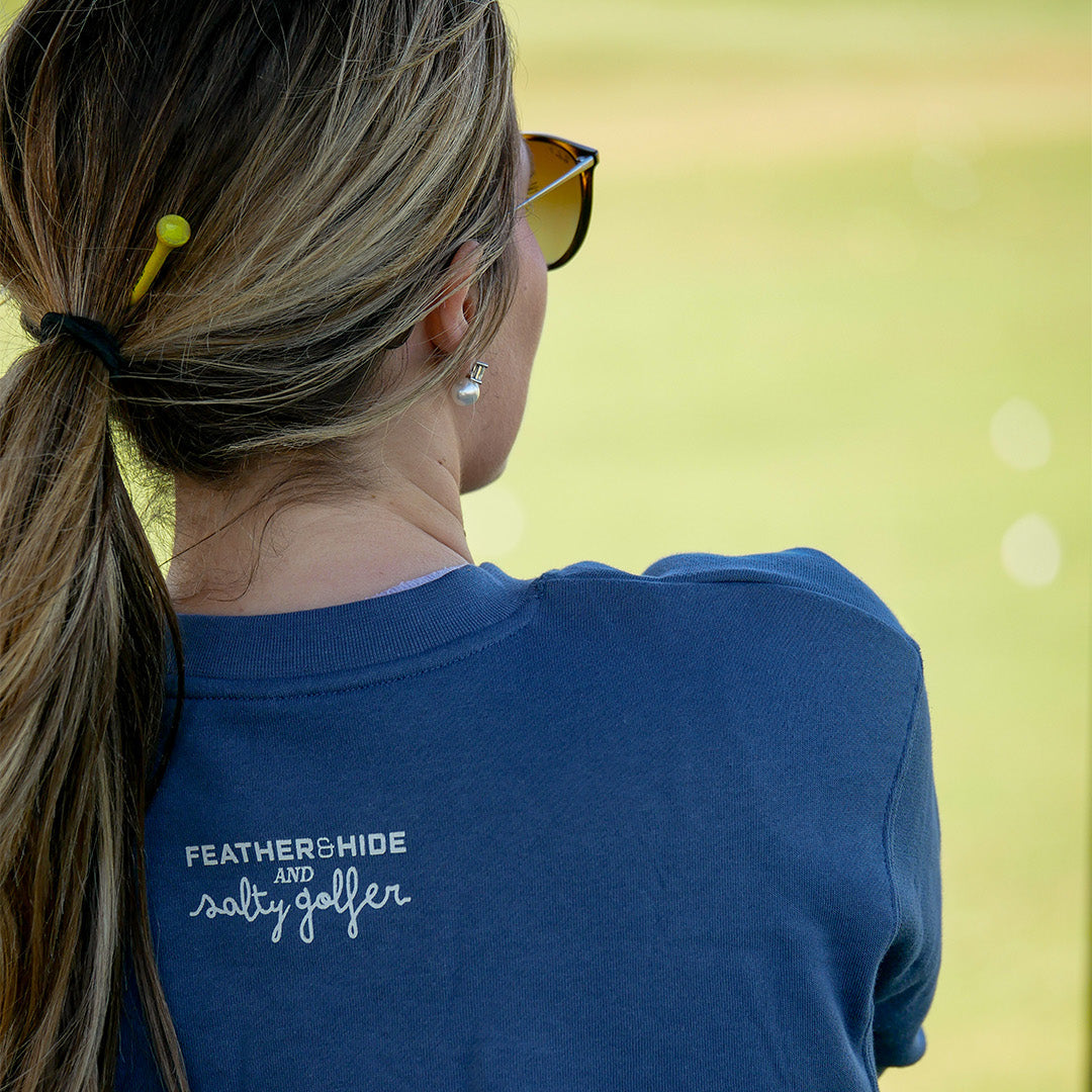 Forever Loopin' Crewneck - Salty Golfer and Feather & Hide