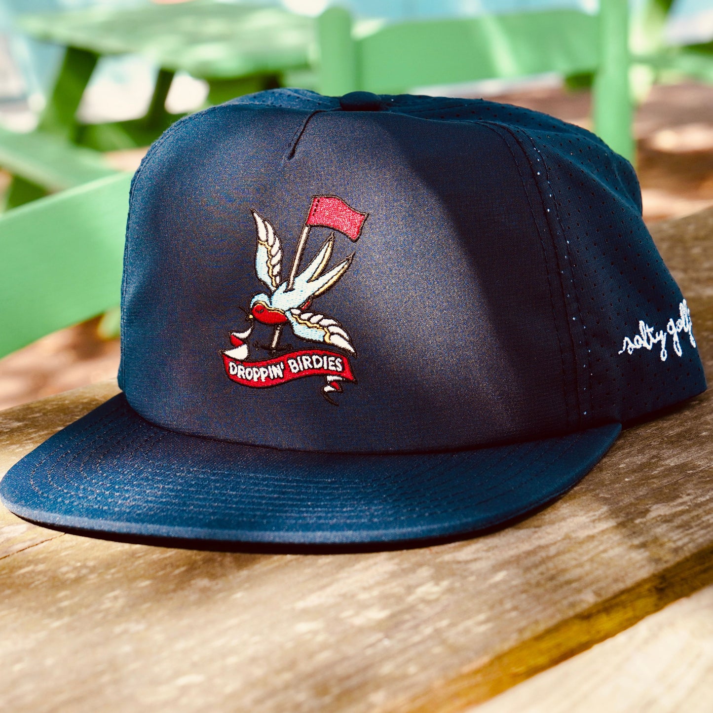 Navy Blue Droppin Birdies Hat