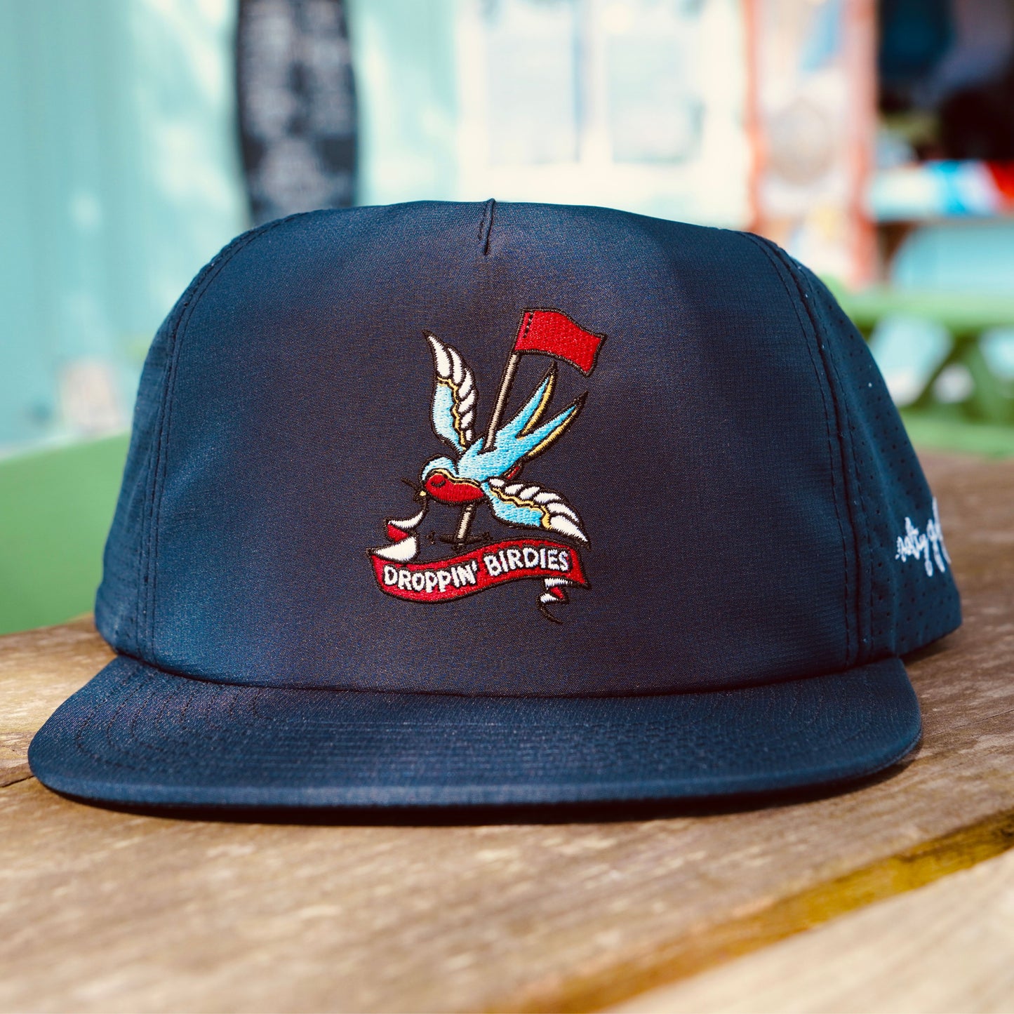 Navy Blue Droppin Birdies Hat