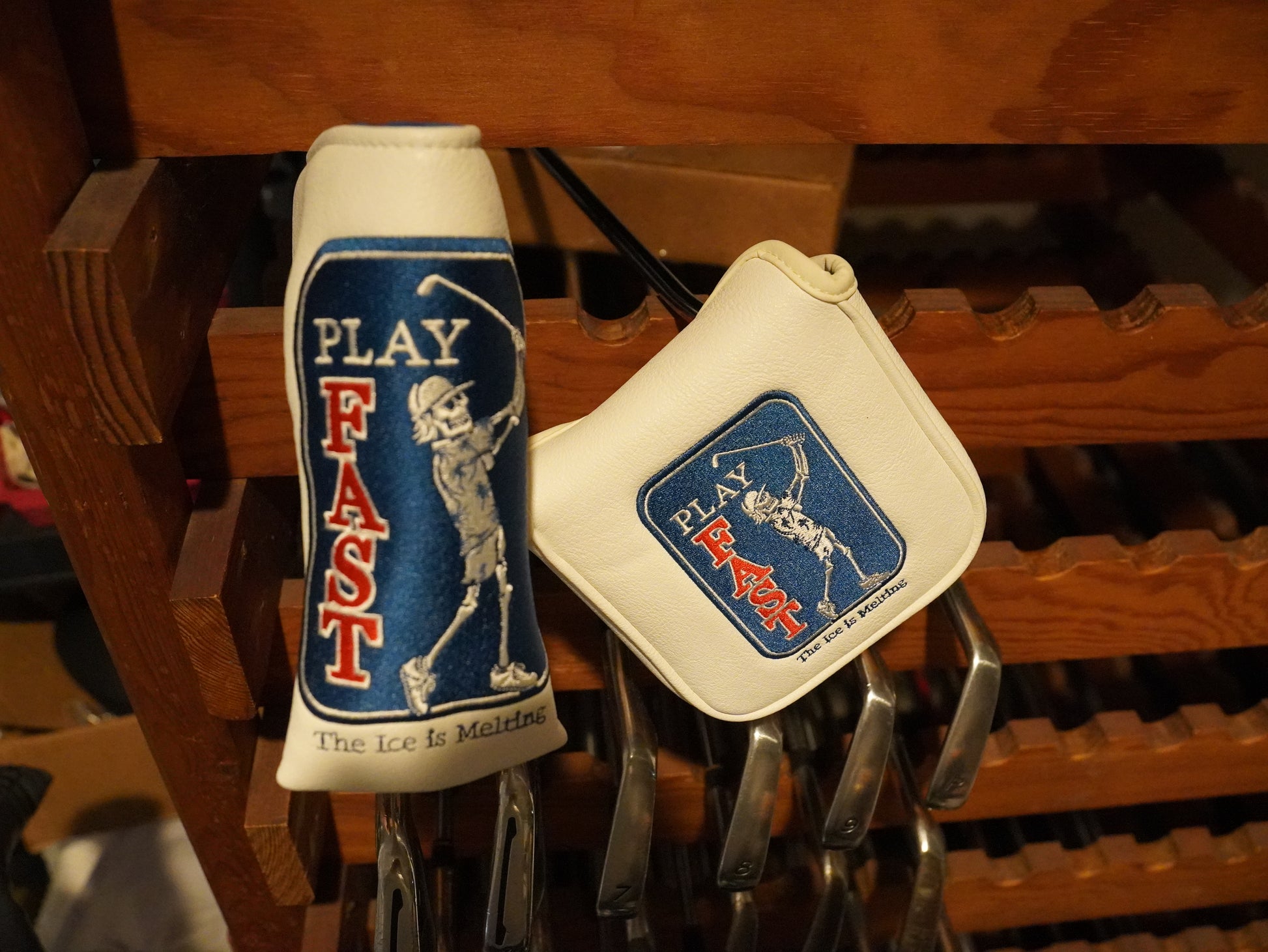 play fast the ice is melting putter cover
