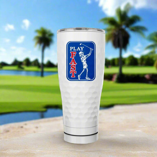 SIC X Play Fast 30 oz. Dimpled Golf Tumbler